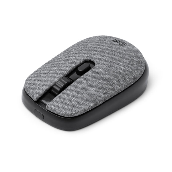 Stamina RODRI Recycled ABS and RPET wireless mouse in black - promotional merchandise printed with your company logo
