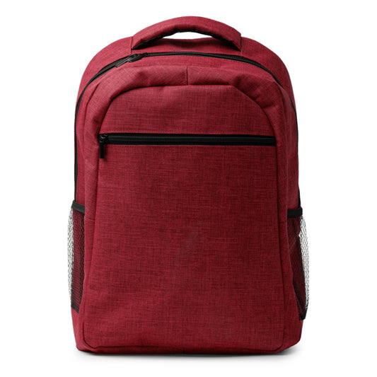 Stamina MEGAN RPET backpack in heather red - promotional merchandise printed with your company logo