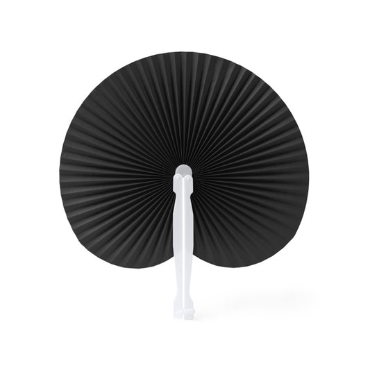 Stamina KAORI Foldable paipai with plastic rods in black - promotional merchandise printed with your company logo