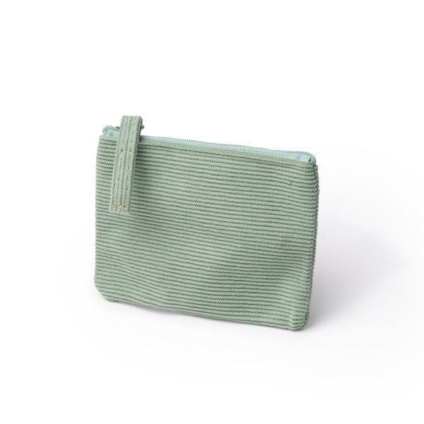 Stamina DAKE Corduroy fabric purse in black - promotional merchandise printed with your company logo