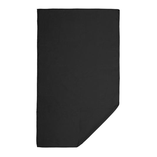 Stamina GULPI RPET towel in black - promotional merchandise printed with your company logo