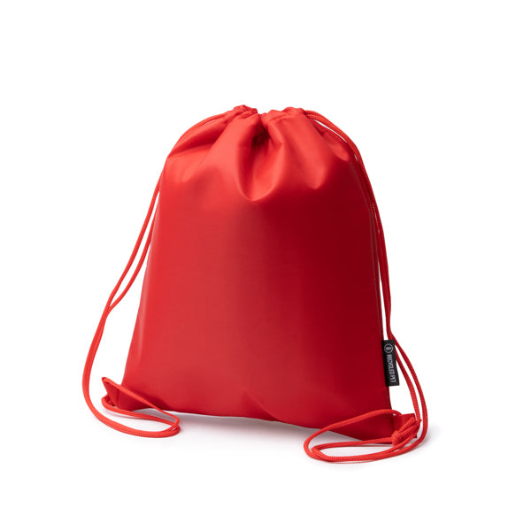 Stamina CROKER Children's rope cooler backpack in white - promotional merchandise printed with your company logo