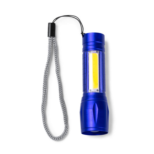 Stamina NUMAN Aluminium torch in royal blue - promotional merchandise printed with your company logo