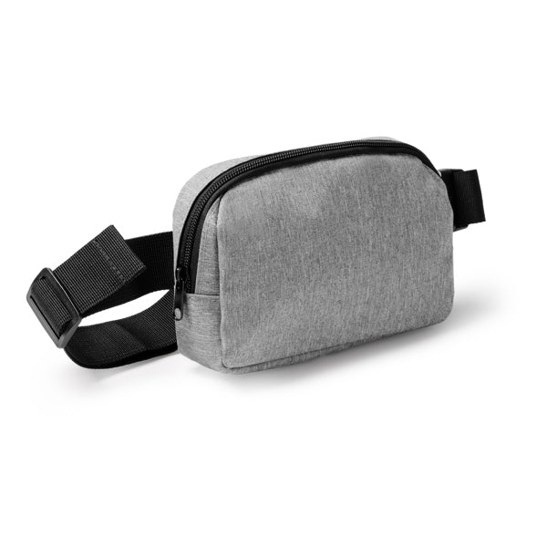 Stamina LAGAX RPET belt bag in black - promotional merchandise printed with your company logo