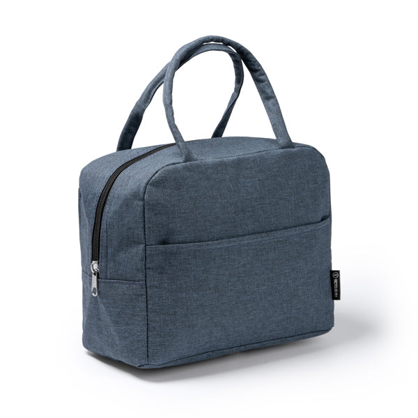 Stamina WALT RPET cooler bag in heather black - promotional merchandise printed with your company logo