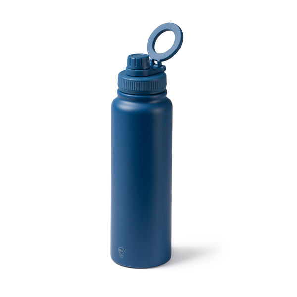 Stamina HEYMAN Recycled stainless steel thermal bottle in white - promotional merchandise printed with your company logo