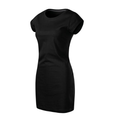 MALFINI FREEDOM Women's dress in black - promotional clothing printed with your company logo