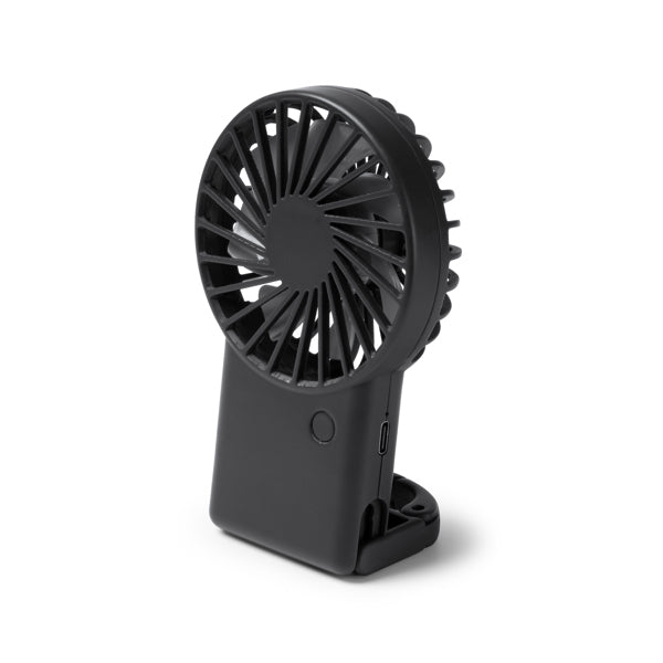 Stamina GIZA Recycled ABS hand fan in white - promotional merchandise printed with your company logo