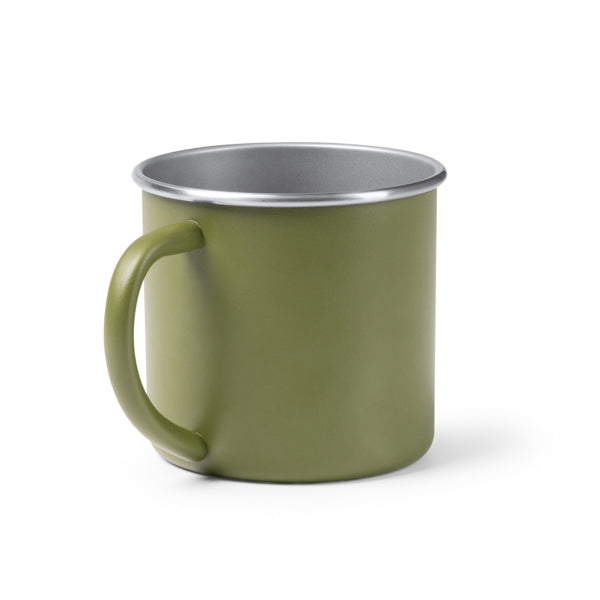 Stamina DUNAS Recycled stainless steel mug 350 ml in white - promotional merchandise printed with your company logo