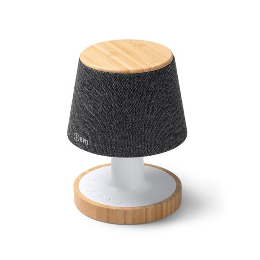 Stamina TREMENS Recycled polyester (RPET) Bluetooth speaker in heather grey - promotional merchandise printed with your