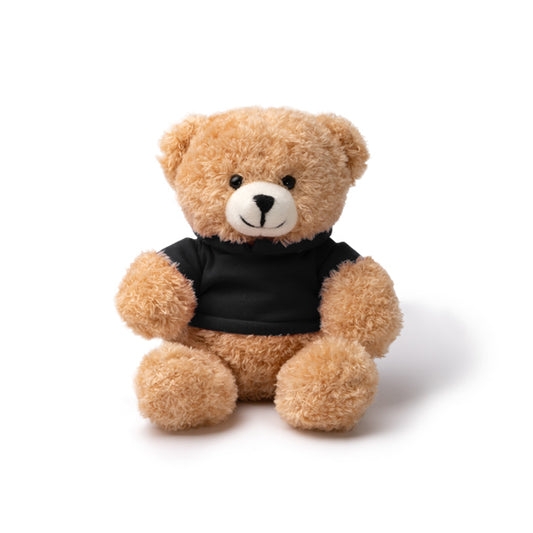 Stamina JAZZ Polyester plush teddy bear in black - promotional merchandise printed with your company logo