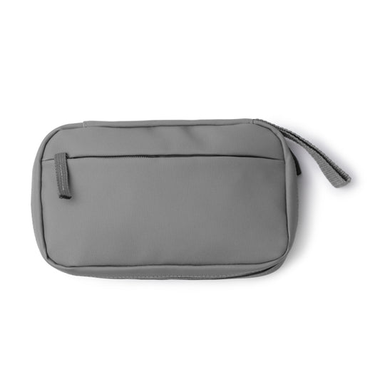 Stamina DULAC PU leather travel organiser in grey - promotional merchandise printed with your company logo