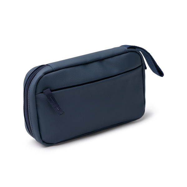 Stamina DULAC PU leather travel organiser in black - promotional merchandise printed with your company logo