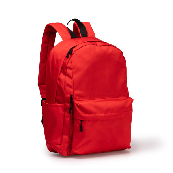 Stamina TOMIN Recycled nylon backpack in black - promotional merchandise printed with your company logo