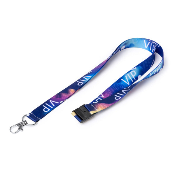 Stamina TRENET Polyester lanyard in white - promotional merchandise printed with your company logo