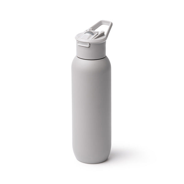 Stamina BULGON Recycled stainless steel thermal bottle in white - promotional merchandise printed with your company logo