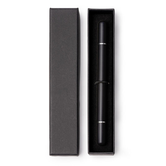 Stamina TALBOT Metal ball pen in black - promotional merchandise printed with your company logo