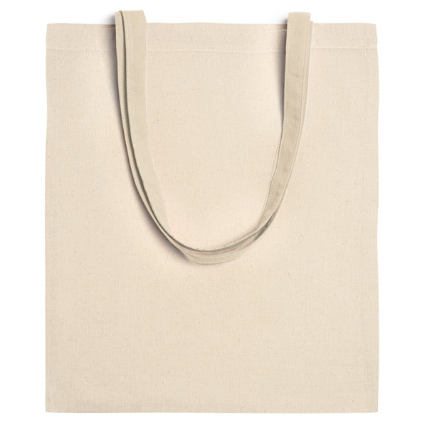Stamina MUDARI Cotton tote bag in beige - promotional merchandise printed with your company logo