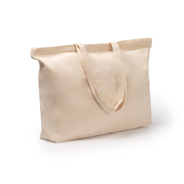 Stamina BELMOX Cotton tote bag in beige - promotional merchandise printed with your company logo
