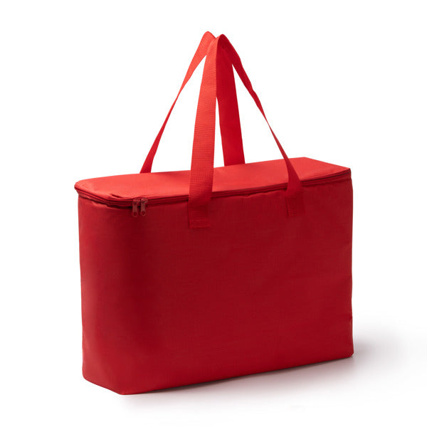 Stamina ANKOR 600D RPET cooler bag in black - promotional merchandise printed with your company logo