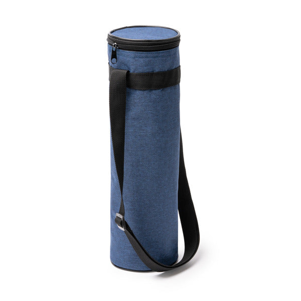 Stamina YONEK 600D RPET cooler bag in heather black - promotional merchandise printed with your company logo