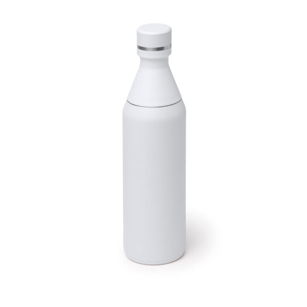 Stamina BLOSON Stainless steel thermal bottle 550 ml in white - promotional merchandise printed with your company logo