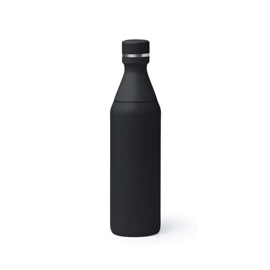 Stamina BLOSON Stainless steel thermal bottle 550 ml in black - promotional merchandise printed with your company logo