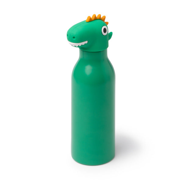 Stamina FLYN Stainless steel and PP thermal bottle 450 ml in white - promotional merchandise printed with your company logo