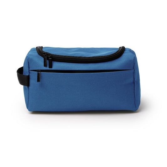 Stamina TASKER 600D RPET toiletry bag in royal blue - promotional merchandise printed with your company logo