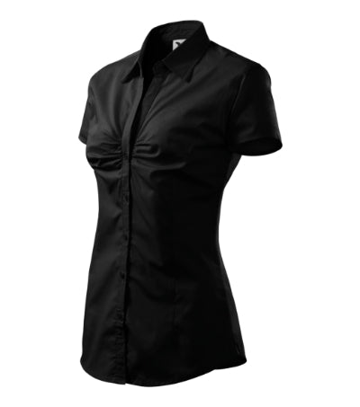 MALFINI CHIC Women's shirt in black - promotional clothing printed with your company logo