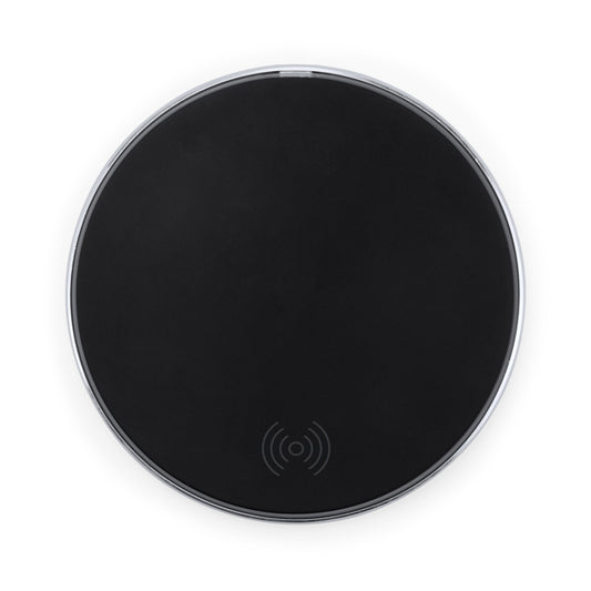 Stamina FALCON Wireless charger with 10w of power in black - promotional merchandise printed with your company logo
