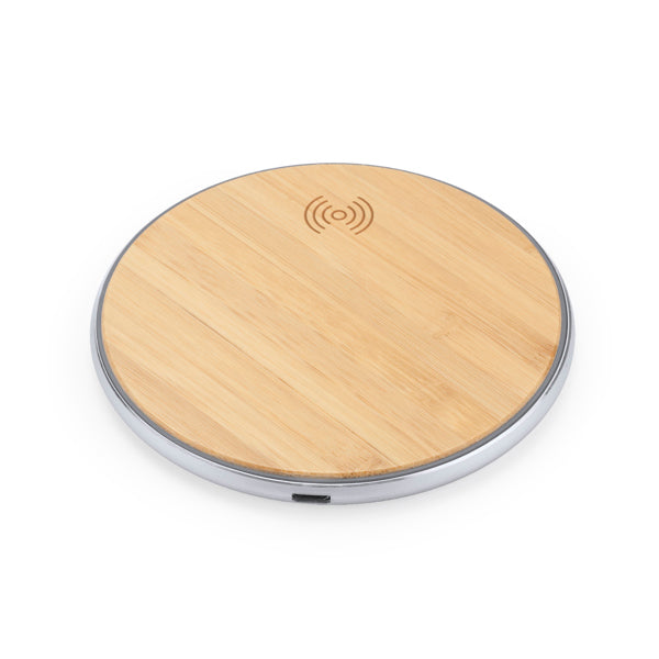 Stamina FALCON Wireless charger with 10w of power in white - promotional merchandise printed with your company logo