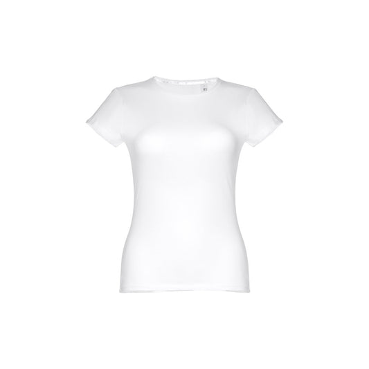 THC SOFIA WH 3XL promotional t-shirt in white with custom logo branding