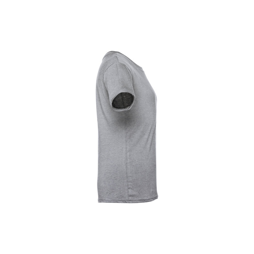 THC QUITO promotional kids' garment in heather light grey (detail view) with custom logo branding