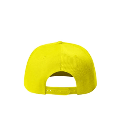 MALFINI RAP 5P Unisex cap in lemon - promotional clothing printed with your company logo