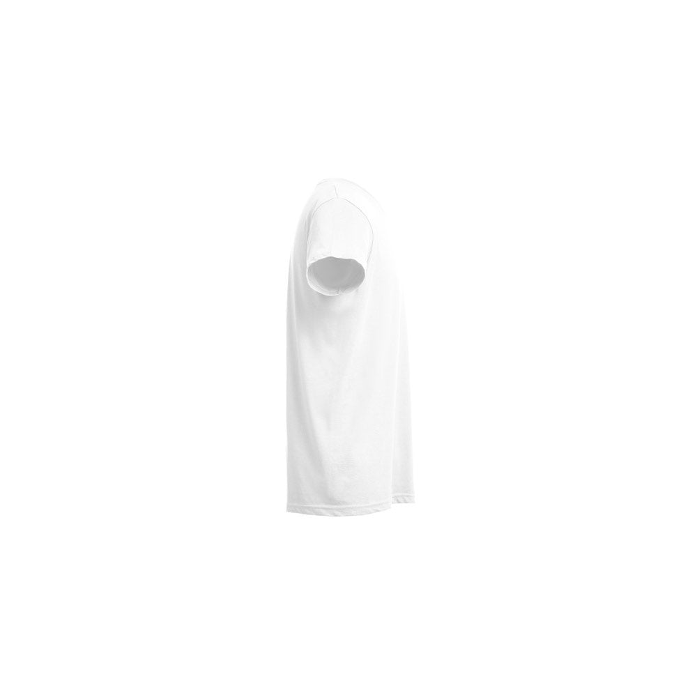 THC FAIR SMALL WH promotional kids' garment in white (detail view) with custom logo branding