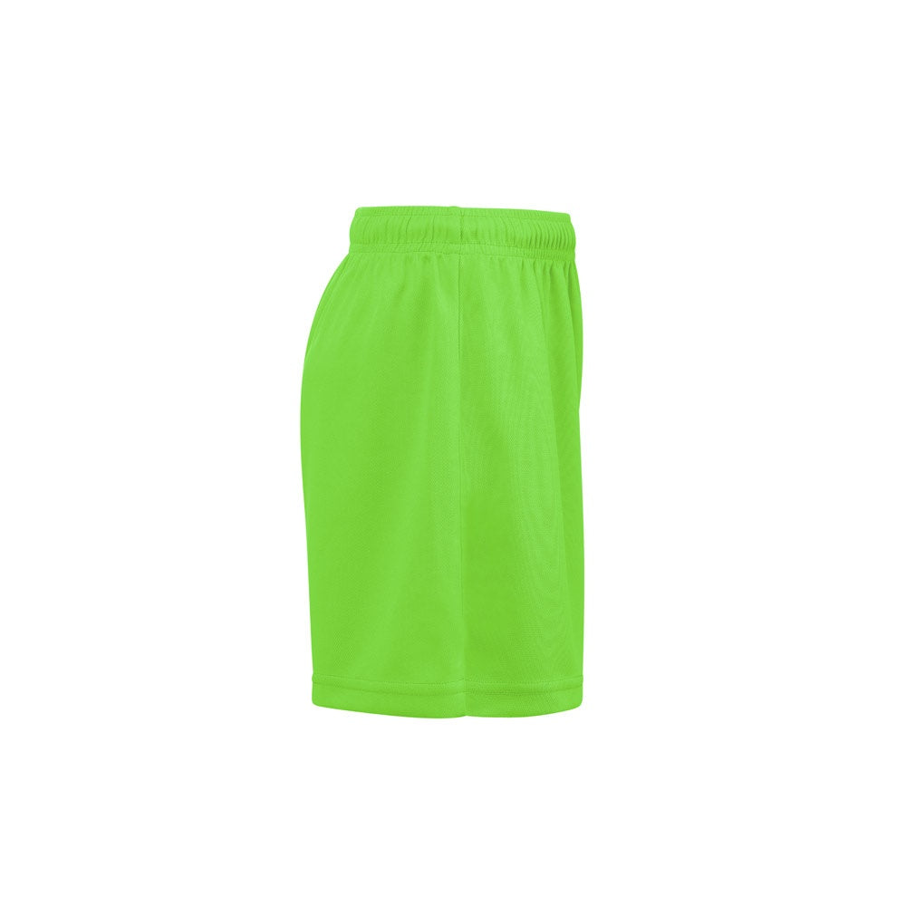 THC MATCH promotional sports garment in lime green (detail view) with custom logo branding