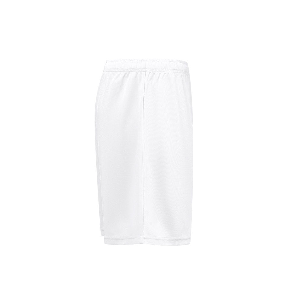 THC MATCH WH promotional sports garment in white (detail view) with custom logo branding