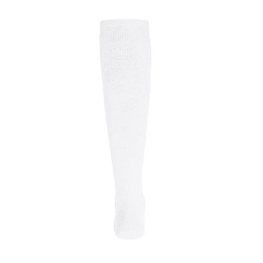 THC RUN WH promotional apparel accessory in white (detail view) with custom logo branding