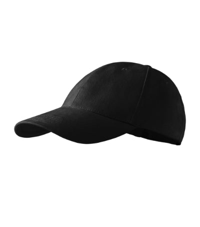 MALFINI 6P KIDS Kids' cap in black - promotional clothing printed with your company logo