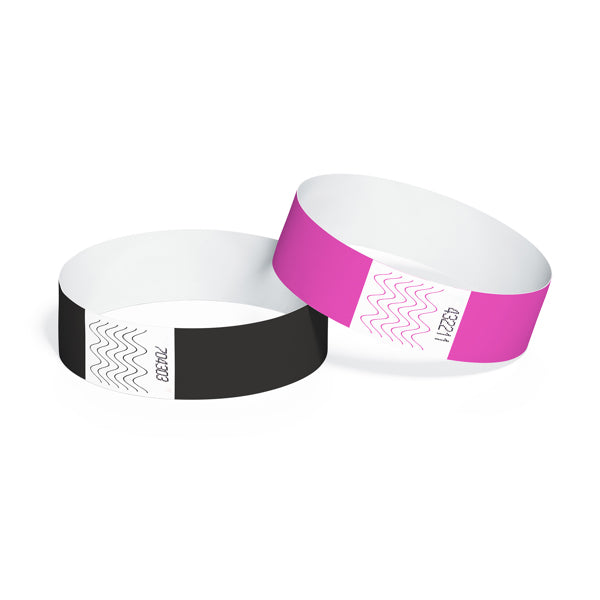 Stamina PARTY Synthetic fibre wristband in white - promotional merchandise printed with your company logo