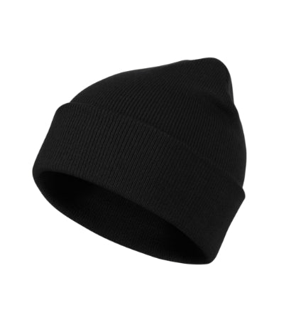 MALFINI BEANIE Unisex cap in black - promotional clothing printed with your company logo