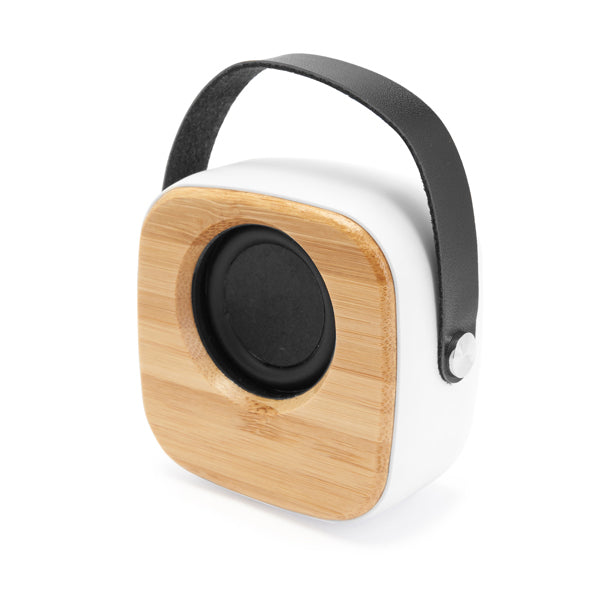 Stamina ALESSO ABS Bluetooth speaker in bamboo - promotional merchandise printed with your company logo