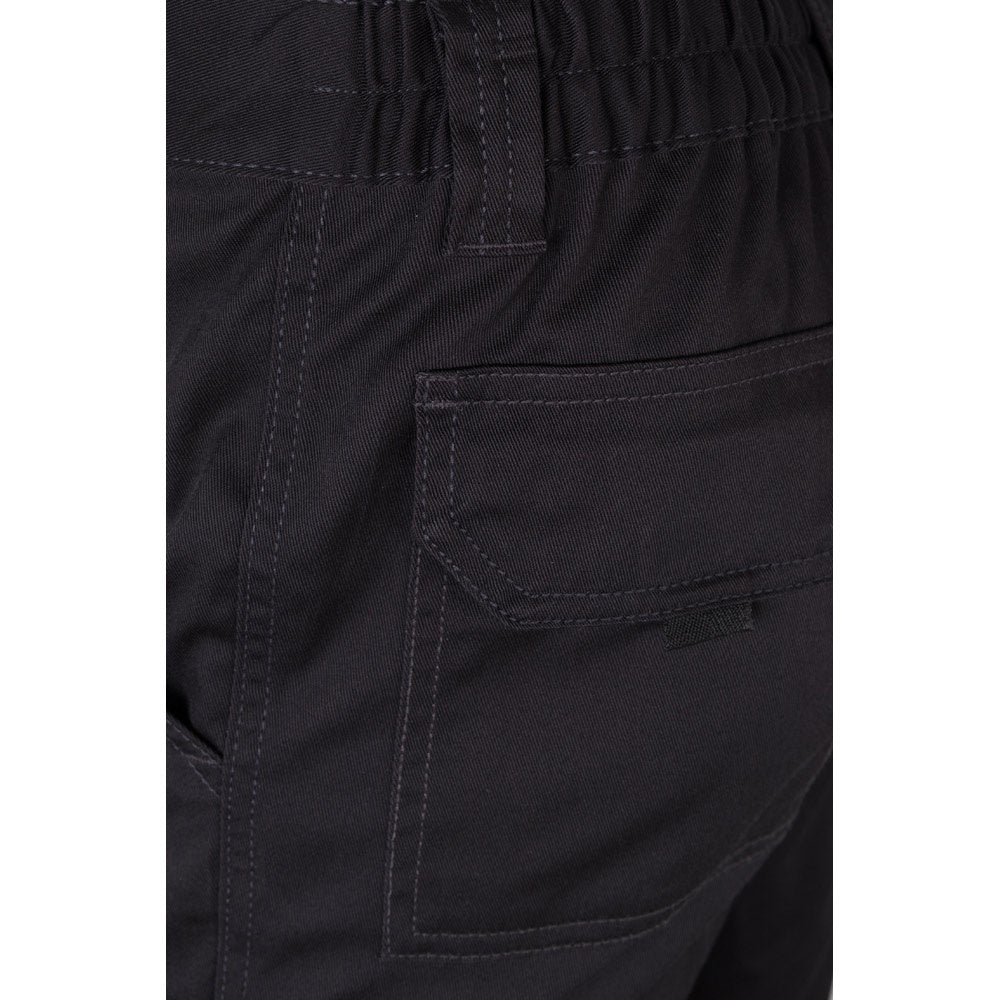 VL LUGH promotional workwear garment in black with custom logo branding
