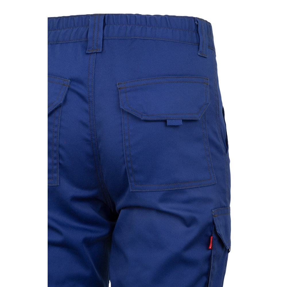 VL LUGH promotional workwear garment in royal blue with custom logo branding
