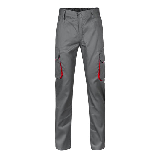 VL HYPNOS promotional workwear garment in grey / red with custom logo branding