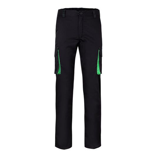 VL FIDES promotional workwear garment in black / green with custom logo branding