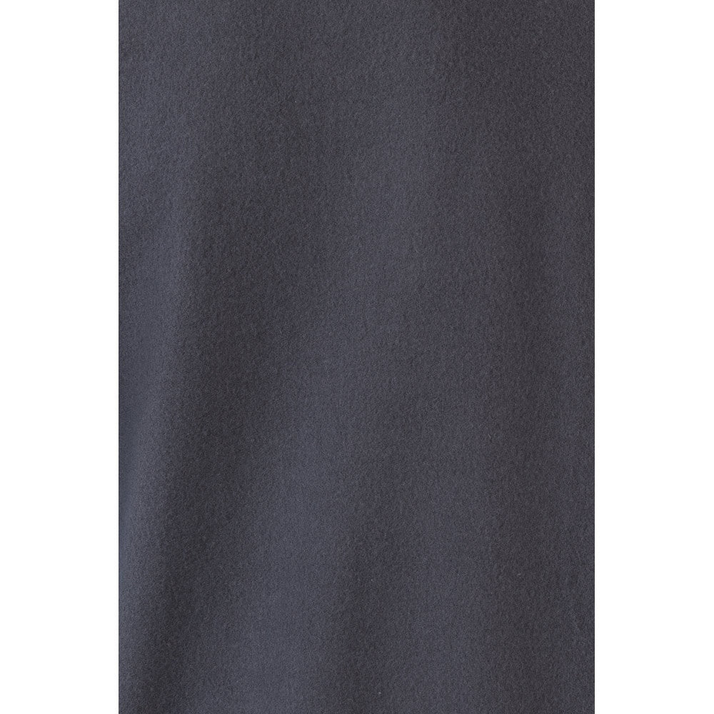 VL SVAROG promotional sweatshirt in grey / light blue (detail view) with custom logo branding