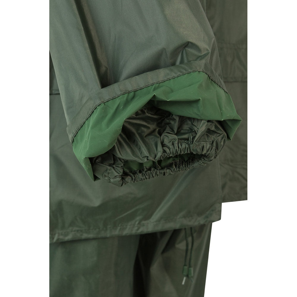 VL SEDNA promotional raincoat in green with custom logo branding