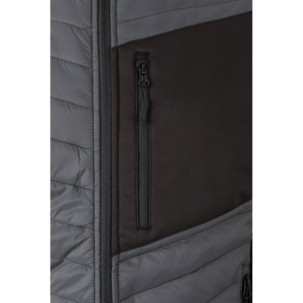 VL RAIJIN promotional jacket in grey with custom logo branding